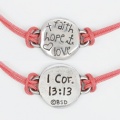 Faith-Hope-Love Bracelet