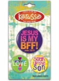 Jesus is my Best Friend Forever 3 Badge Set