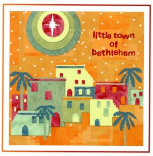 Bethlehem Town Christmas Cards - Pack of 10