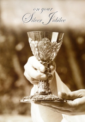 Silver Jubilee Card (John 15:4)