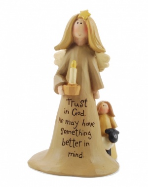 Trust in God Angel Figurine