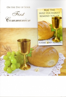First Communion Card (''May the Lord Bless you'')