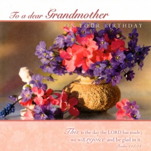 Birthday Card - Grandmother
