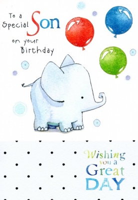 Birthday Card - Son (Zeph 3:17)