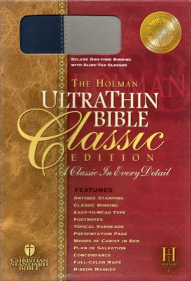 HCSB UltraThin Thumb Index Bible