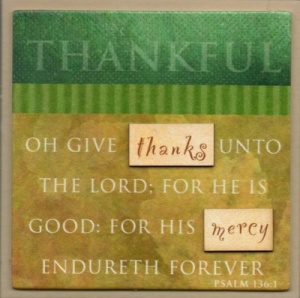 THANKFUL - Easel Fridge Magnet