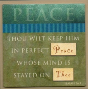 PEACE - Easel Fridge Magnet