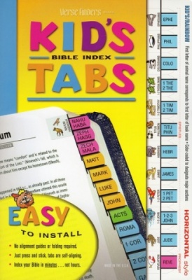 Horizontal, Kids Rainbow, Bible Tabs