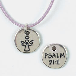 Angel/Psalm 91:11 Pendant