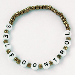 Self Control Beaded Bracelet