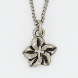 Flower w/Cross Pendant