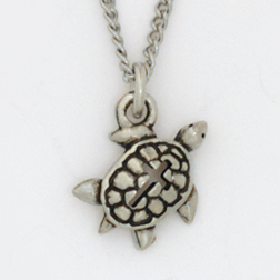 Turtle w/Cross Pendant