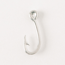 Fishhook Lapel Pin (Pewter)
