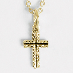 Engraved Cross Pendant