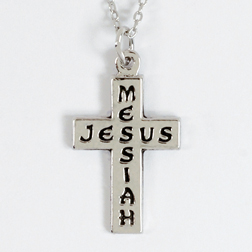 Messiah Cross Pendant (Pewter)