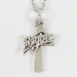 Forgiven Cross Pendant (Pewter)