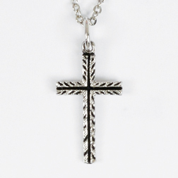 Engraved Cross Medium Pendant