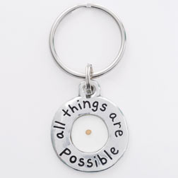 Mustard Seed Keyring