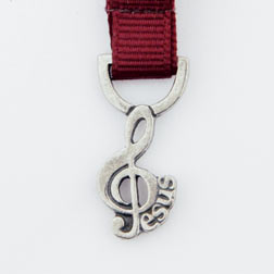 Jesus w/Treble Clef Multi-Ribbon Bookmark