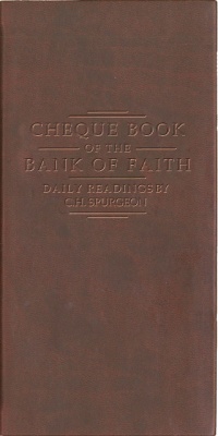 Chequebook of the Bank of Faith