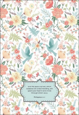 Romans 8:28 Floral Hardcover Journal