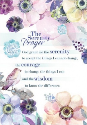 Serenity Prayer Ruled Hardback Journal