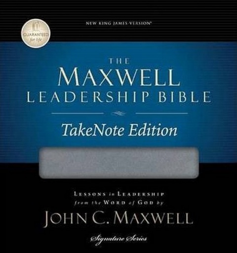 NKJV Maxwell Leadership Take Note Bible - LoveChristianBooks.com