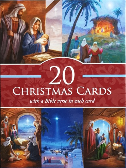 Traditional Nativity Boxed Christmas Cards - Box of 20 - LoveChristianBooks.com