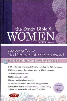 NKJV Study Bible for Women Personal Size - Hardback