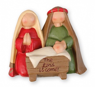 Lord is Come Manger...Resin Nativity