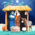 Nativity Scene Christmas Cards - Pack of 10