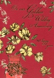 Golden Wedding Card