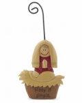 Keep it Simple Mary and Manger Christmas Tree Ornament
