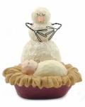 Snowman with Manger Ornament