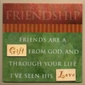 FRIENDSHIP - Easel Fridge Magnet