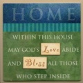 HOME - Easel Fridge Magnet