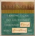 STRENGTH - Easel Fridge Magnet