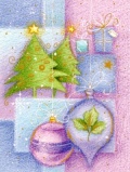 Baubles & Trees Christmas Cards - Pack of 10