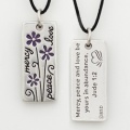 Mercy-Peace-Love Pendant