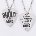 Shout to the Lord Guitar Pick Pendant