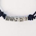 WWJD? Block Bracelet