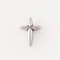 Pointed Tips Cross Lapel Pin