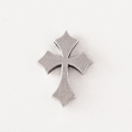 Flared Pointy Cross Lapel Pin