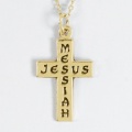 Messiah Cross Pendant (Gold Plated)