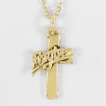 Forgiven Cross Pendant (Gold Plated)