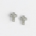 Plain Cross Ear Studs