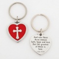 Heart w/Cross Keyring