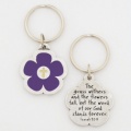 Flower w/Cross Keyring