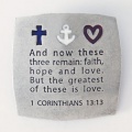 Faith-Hope-Love Fridge Magnet