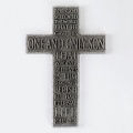 Pewter Wall Cross - 3:16